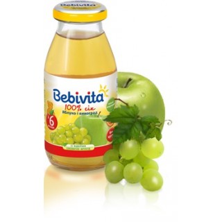 Сок Bebivita яблочно-виноградный (с 6 мес.) 200 мл.