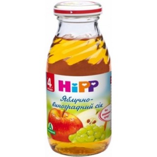 Сок Hipp Виноградно-яблочный (с 4 мес.) 200 мл.