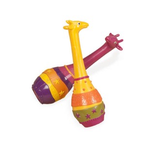 Музыкальная игрушка серии Джунгли - набор маракасов Два Жирафа Battat BX1251GTZ