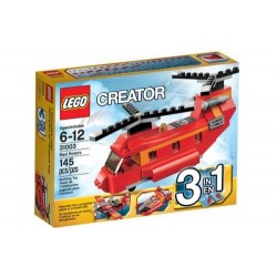 Красный вертолет Lego 31003