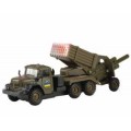 Игровой набор ЗИЛ-131 Град военный с пушкой Технопарк CT-10-001-M