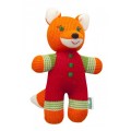 Вязаная игрушка Лисенок Никитка красный Фрея