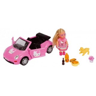 Кукла Еви Hello Kitty в кабриолете Steffi & Evi 5737843