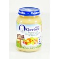 Пюре Gerber йогуртное с виноградом, яблоком, абрикосом ( c 6 мес.)190 гр.