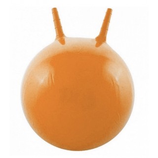 Детский мяч для фитнеса с рожками (фитбол) Profi 45 см MS 0380 оранжевый