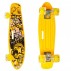 Пенни-борд (скейтбод) Profi MS 0749-6Y светящиеся колеса 55х14.5 Yellow