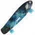 Пенни-борд (скейтбод) Profi MS 0749-7Bl светящиеся колеса 55х14.5 Blue