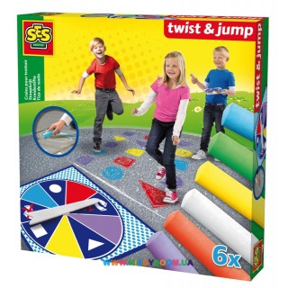 Набор цветных мелков Twist & Jump SES 02242S