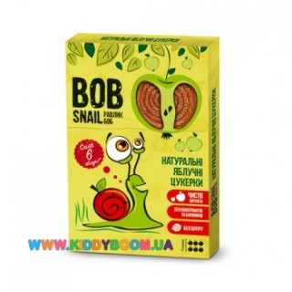 Натуральные конфеты яблоко Bob Snail Равлик Боб 60 г 1740405