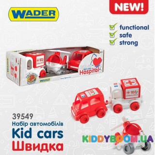Набор игрушечных машинок "Kid cars" (скорая) Тигрес 39549