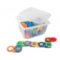 Игрушка-пазл Детское домино (64 эл.) в контейнере Тигрес 39551