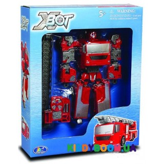 Робот-трансформер X-Bot Пожарная машина (15,5 см) Happy Well 80040R