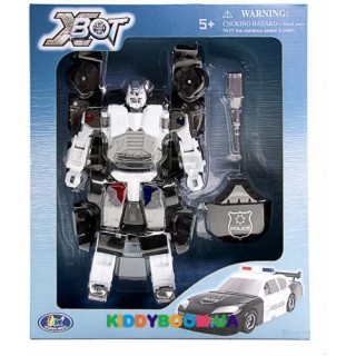 Робот-трансформер X-Bot Полиция (15,5 см) Happy Well 80030R