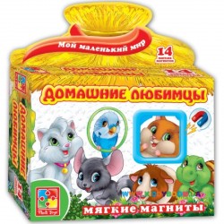 Мягкие магниты Домашние любимцы Vladi Toys VT3101-07