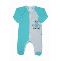 Комбинезон My little Viking (ажур) р. 50-62  СОФІЯ 170350 бирюзовый