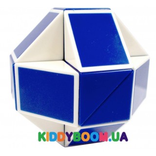 Головоломка Rubik's Змейка бело-голубая RBL808-1
